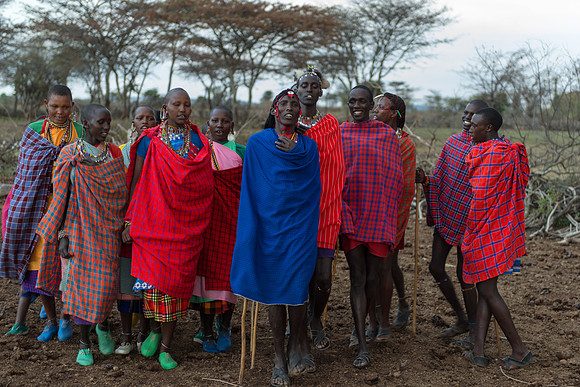 Masai dancers - Loliondo, Tanzania
