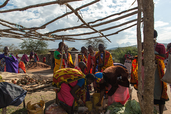 Masai village market - Loliondo, Tanzania