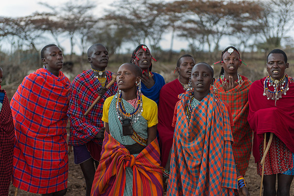 Masai dancers - Loliondo, Tanzania