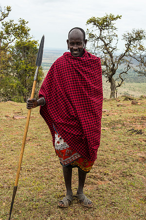 Protection by Sayuti, Masai warrier - Loliondo, Tanzania
