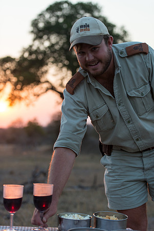 Sundowners at Mala Mala, South Africa